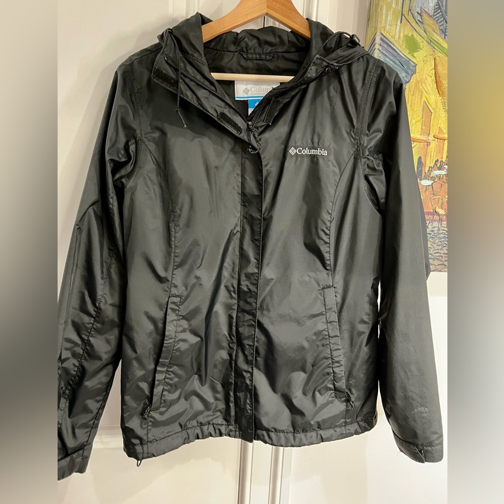 Columbia Black Rain Jacket